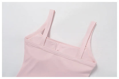 Women's Yoga Matching Set 2 Piece Sport Bra High Waist Sports Short Skirt Gym Fitness Sleeveless Workout Suit Sportswear