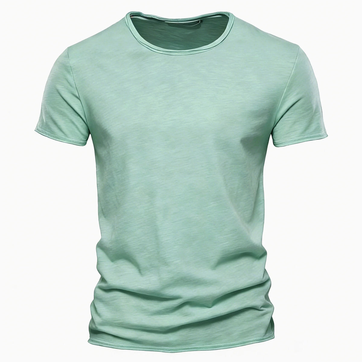 100% Cotton Men's T-shirt Casual Soft Fitness Summer T-shirts O-Neck Short Sleeve Top