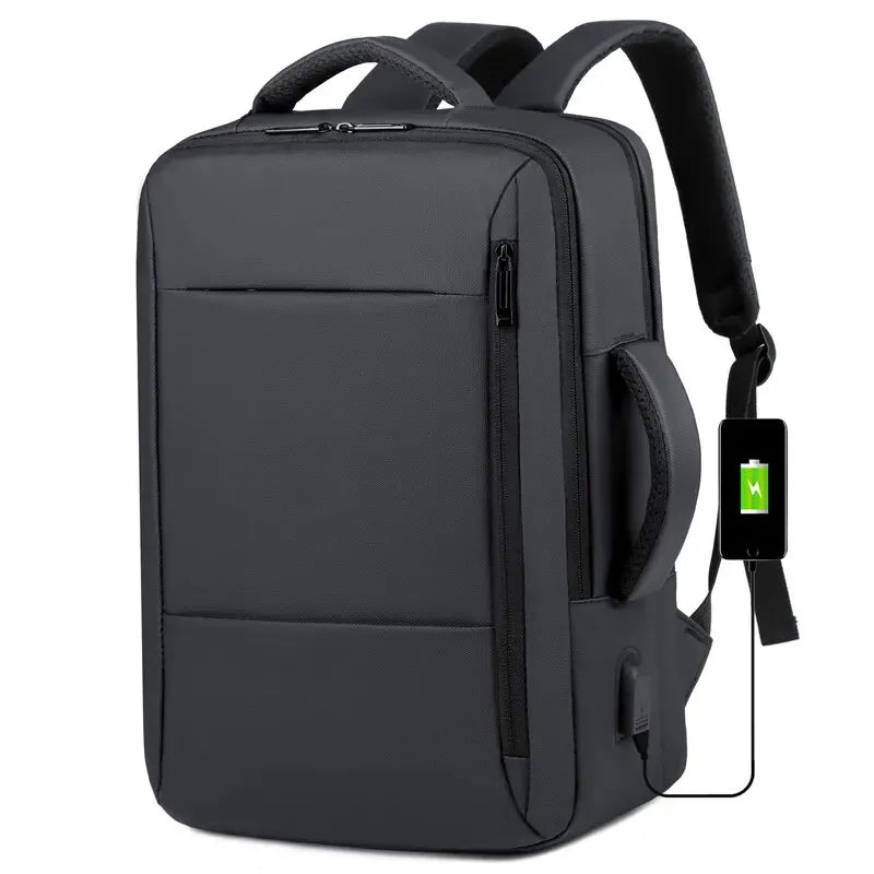 Large Backpack USB Charging Laptop Bagpack Waterproof Business Travel Cabin Hand Luggage Back Pack Bag