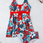 Floral Tankini Set 2 Piece Women Swimsuit High Waist Swimwear Bathers Bathing Swimming Suit Summer Beachwear