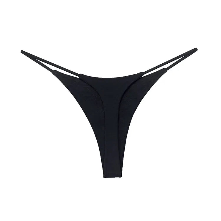 Low Waist Cotton Thong Women Panties Briefs T-back Bikini Underwear Seamless G String Sports Lingerie