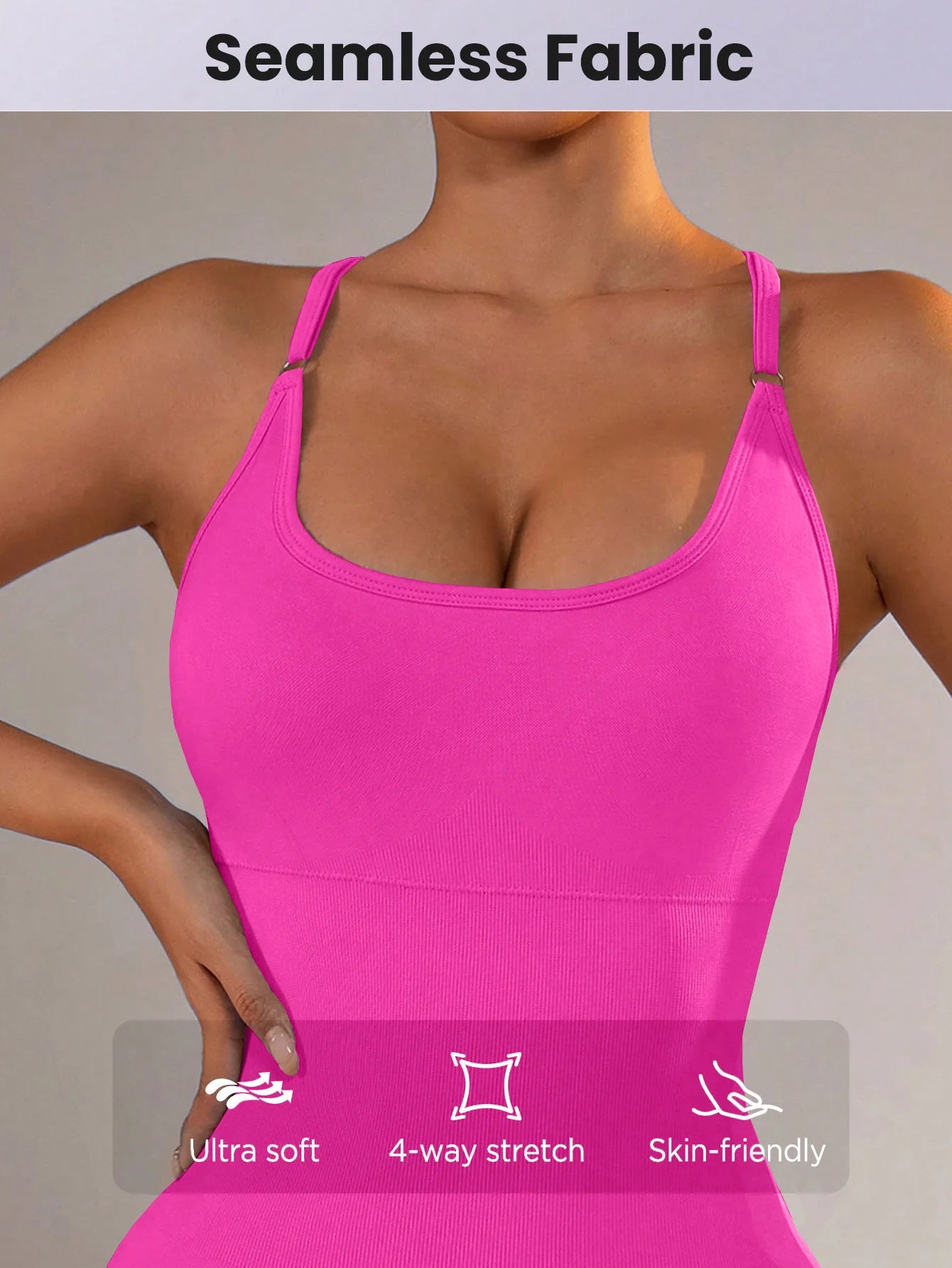 Women's Jumpsuit Short Bodycon High Elasticity Nylon Bodysuit Yoga Sports Workout Gym One Piece Criss Cross Activewear