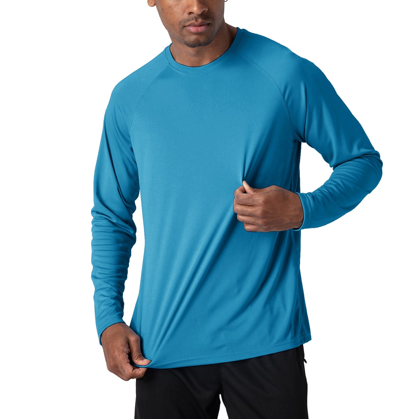 Men's Sun Protection T-shirts Summer UPF 50+ Long Sleeve Performance Quick Dry Breathable Hiking Fish T-shirt The Clothing Company Sydney