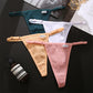 3 Piece Women's Cotton Mix Panties Low Rise Adjustable Waist G-String Thongs Seamless Bikini Underwear Lingerie The Clothing Company Sydney