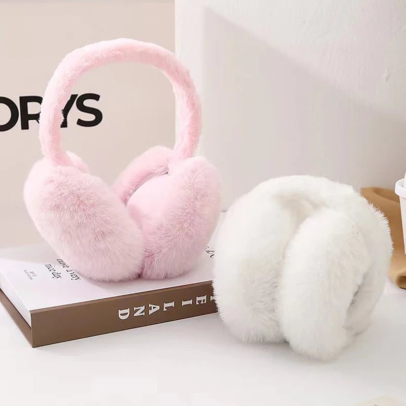 Solid Soft Plush Ear Keep Warmer Winter Earmuffs For Women Men Fashion Outdoor Earflap Protection Ear-Muffs Ear Cover The Clothing Company Sydney