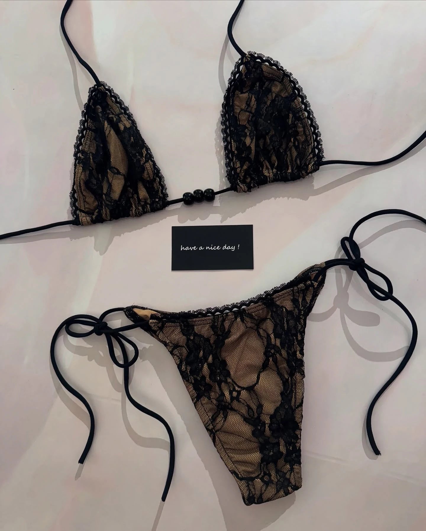 2 Piece Micro Bikini Swimsuits Swimwear Lace Brazilian Bikini Set Thong Swim Suits Solid Beachwear The Clothing Company Sydney