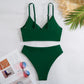 2 Piece High Waist Swimsuit Padded Swimwear Bathers Bathing Swimming Summer Beachwear Bikini Set