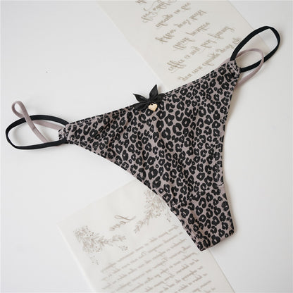 G-String For Women Mile Silk Cute Thongs Panties leopard Zebra Paisley Ladies Low-Waisted Seamless Underwear The Clothing Company Sydney