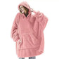 Winter Hooded Sweater Blanket Women's Oversized Fleece Blanket With Sleeves Large Pocket Warm Thick TV Hoodie Robe The Clothing Company Sydney