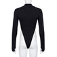 Streetwear Zipper Skinny Black Women Bodysuits Top Buckle Turtleneck Autumn Body Fashion Motorcycle One Piece Bodysuit The Clothing Company Sydney