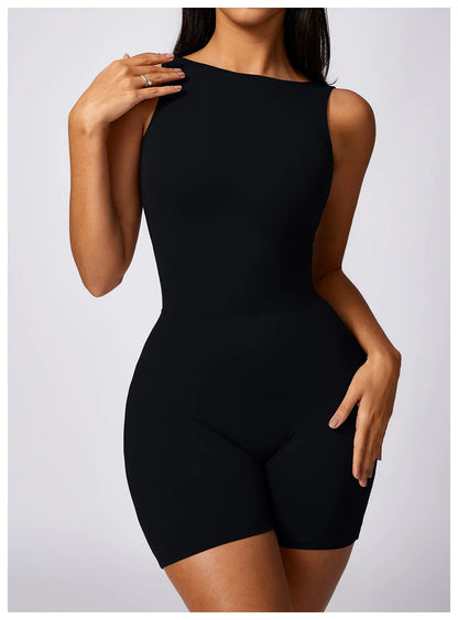 Women Clothes Training Yoga Sportswear Sports Jumpsuit Fitness Rompers Female Push Up Workout Bodysuits Playsuit Set - The Clothing Company Sydney