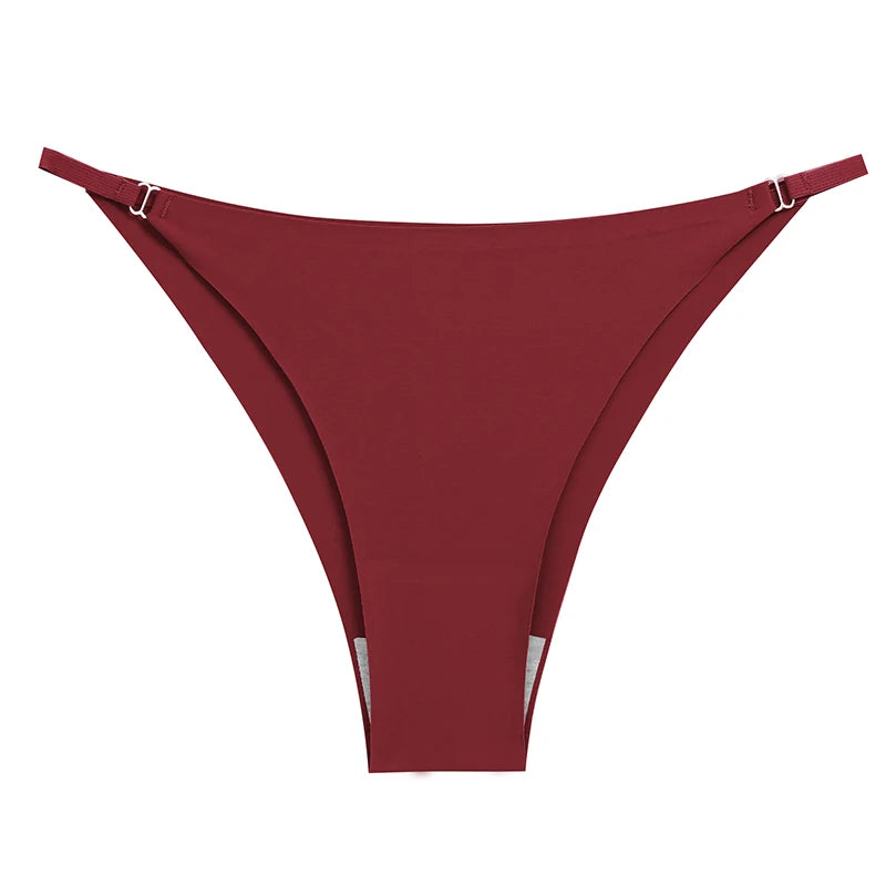 Fashion Women's Panties Silk Satin Seamless Underwear Soft Lingerie Breathable Comfortable Briefs Female Underpants