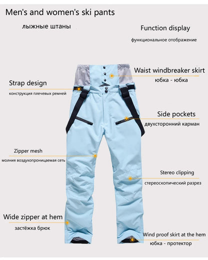 2 Piece Jacket Pants Ski Suit Sets Waterproof Snow Costume Ski Jacket and Pant Set Outdoor Clothing Snowboarding Set The Clothing Company Sydney