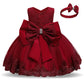 Cute Baby Girl's Tutu Dress Embroidery Lace Flower Princess Gown Birthday Party Newborn Formal Dress