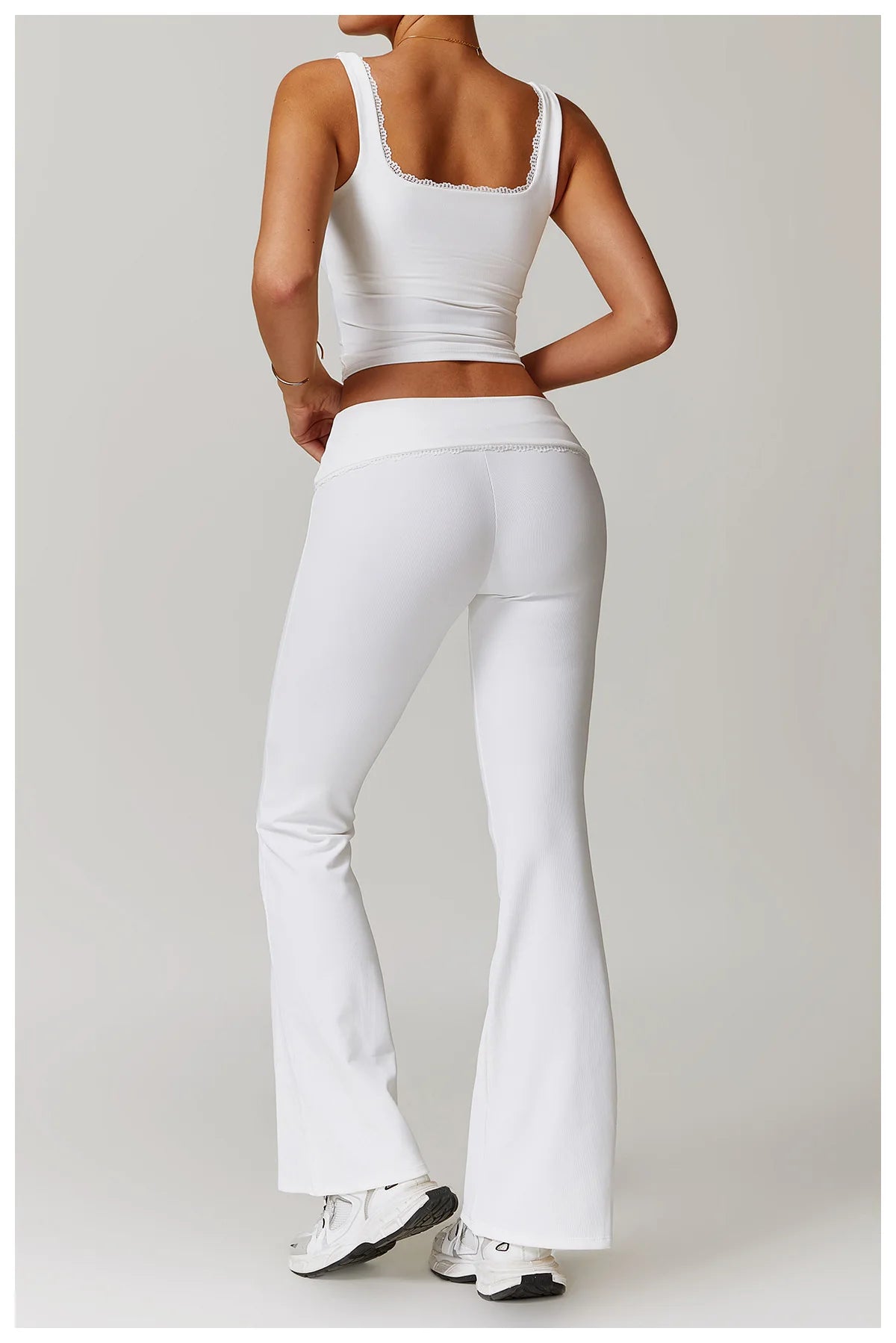 Tight High Waist Yoga Bell Pants Wide Leg Outer Wear Micro-pants Women's Casual Fitness Sports Pants The Clothing Company Sydney