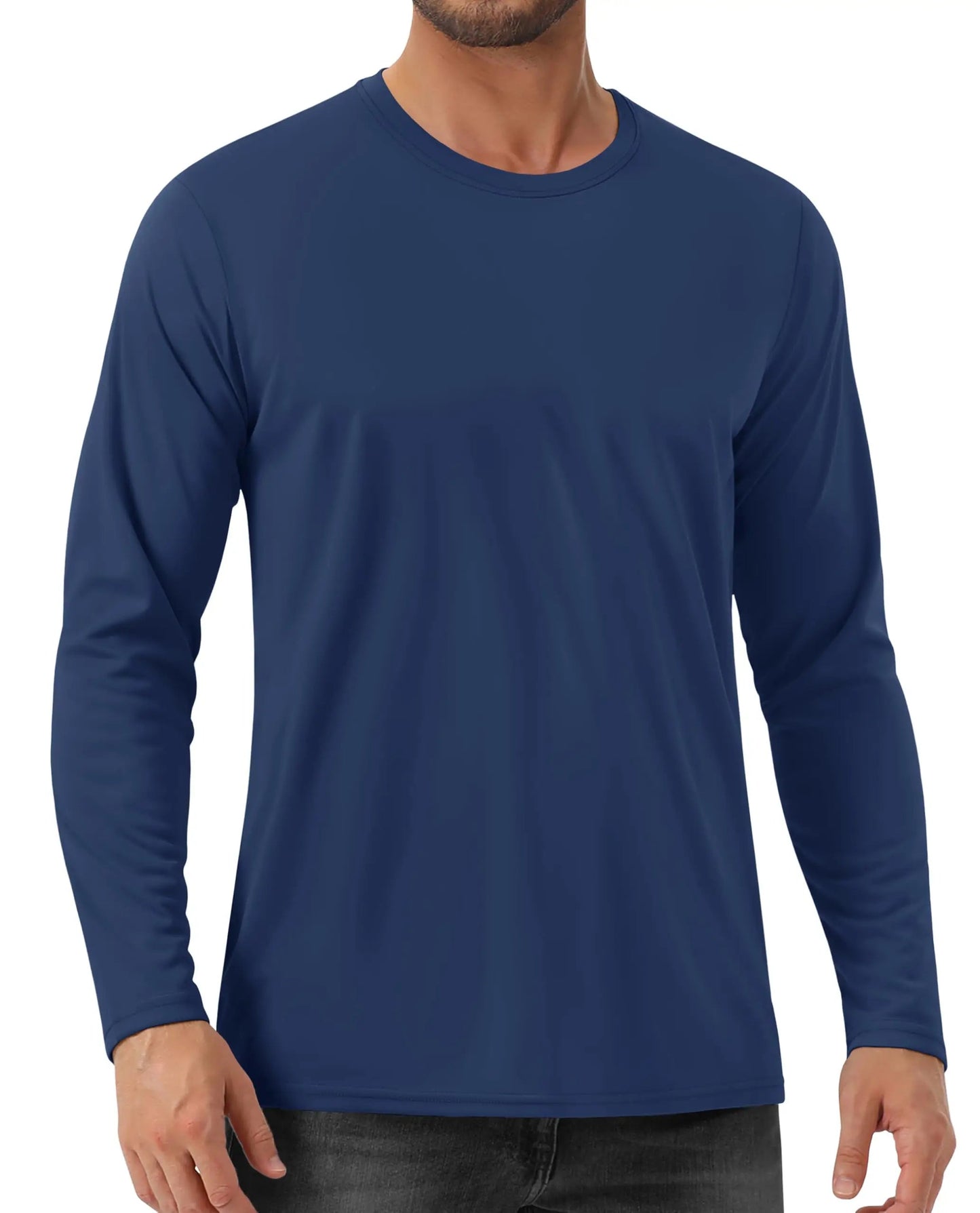 UPF 80+ Sun Protection T-shirts Men's Quick Dry Long Sleeve Athlectic T Shirts Performance Sports T-shirts Rash Guard The Clothing Company Sydney