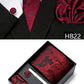 5 piece 7.5 cm Width Tie Sets Black Men's Tie Hankerchiefs Cufflinks clip Box wedding gift handmade Necktie Set The Clothing Company Sydney