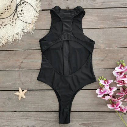 Sleeveless One Piece Swimsuit Sport Style Bodysuit Swimwear Monikini Beach Suit Surfing Wear The Clothing Company Sydney