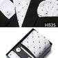 5 piece 7.5 cm Width Tie Sets Black Men's Tie Hankerchiefs Cufflinks clip Box wedding gift handmade Necktie Set The Clothing Company Sydney