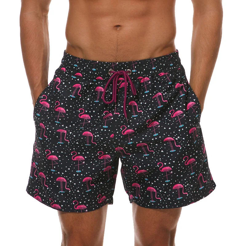 Summer Mens Beach Print Shorts Surfing Swimwear Fitness Workout Trunks Sportswear With Pockets Pants The Clothing Company Sydney