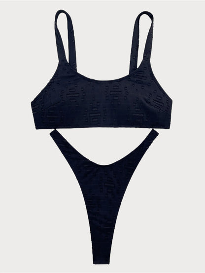 4 Colours Mini Micro Thong Bikini Swimsuit Women's Swimwear Two piece Bikini set Bather Bathing Suit - The Clothing Company Sydney