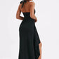 Deep V Neck Thigh High Split Maxi Halter Sleeveless Backless Bodycon Club Party Long Dress The Clothing Company Sydney