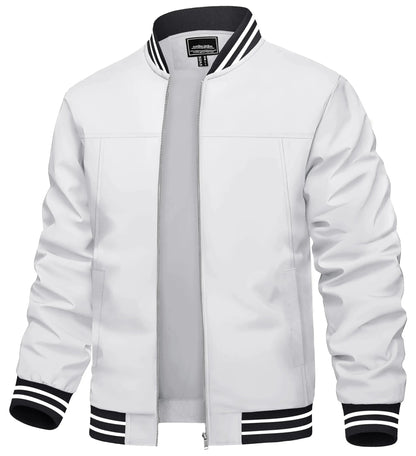 Spring Autumn Casual Jacket Mens Lightweight Full Zip Bomer Jacket Waterproof Outdoor Jacket Baseball Male Windbreaker The Clothing Company Sydney