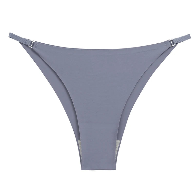 Fashion Women's Panties Silk Satin Seamless Underwear Soft Lingerie Breathable Comfortable Briefs Female Underpants