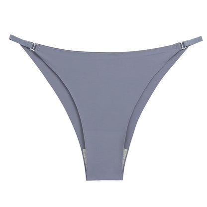 Fashion Women's Panties Silk Satin Seamless Underwear Soft Lingerie Breathable Comfortable Briefs Female Underpants