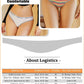 4 Piece Set Women's Cotton Colourful Stripe Panties Underwear G-Strings Rainbow Thongs Female Soft Breathable Intimates Lingerie The Clothing Company Sydney