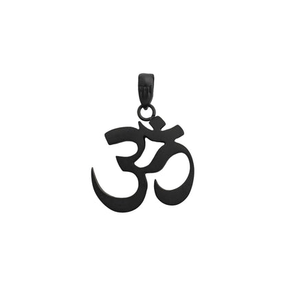 Stainless Steel Om Necklaces for Men Women Jewellery Solid Metal Aum Pendant Necklace Set The Clothing Company Sydney