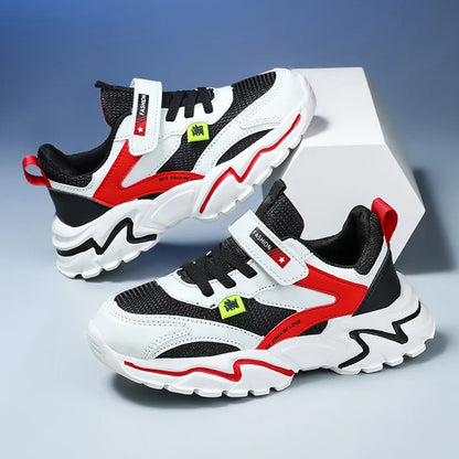 Kids Boy's Girls's Summer Mesh Breathable Sneakers Anti-Skid Outdoor Children Sport Running Shoes