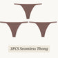 3 Pack Seamless Thong Women Thin Strap Low Waist High Flexibility Panties Briefs T-back Comfortable Underwear The Clothing Company Sydney