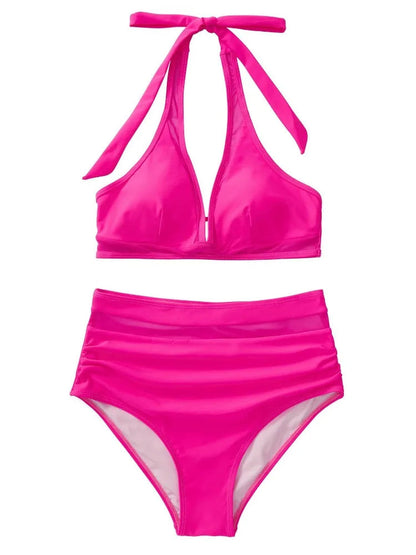 High Waist Push Up Swimsuit Women Black Beachwear Swimwear Adjustable Bathing Suit Bikini Set The Clothing Company Sydney