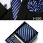 5 piece 7.5 cm Width Tie Sets Black Men's Tie Hankerchiefs Cufflinks clip Box wedding gift handmade Necktie Set The Clothing Company Sydney