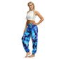 Tie-Dye High Waist Harem Pants Yoga Trousers Baggy Elastic Waist Boho Pants Casual Loose Beach Pants The Clothing Company Sydney