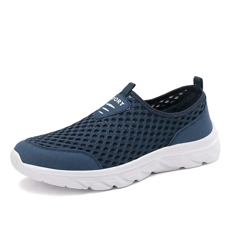 Lightweight Casual Breathable Slip on Male Casual Sneakers Anti-slip Men's Flats Outdoor Walking Shoes The Clothing Company Sydney