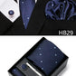 5 piece 7.5 cm Width Tie Sets Black Men's Tie Hankerchiefs Cufflinks clip Box wedding gift handmade Necktie Set The Clothing Company Sydney