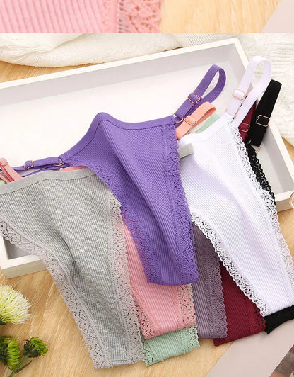5 Pack G-string Panties Cotton Women's Underwear  Adjustable Waist Pantys Bikini Thongs Lingerie The Clothing Company Sydney