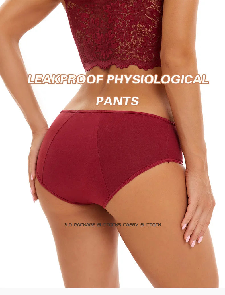 Menstrual Period Underwear Women Leak Proof Ladies Panties Briefs