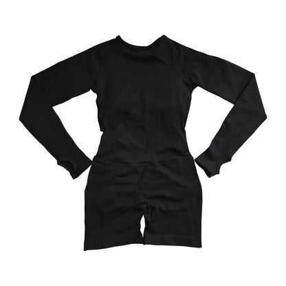 One Piece Active Long Sleeve Jumpsuit Women's Seamless Backless Yoga Gym Playsuit The Clothing Company Sydney