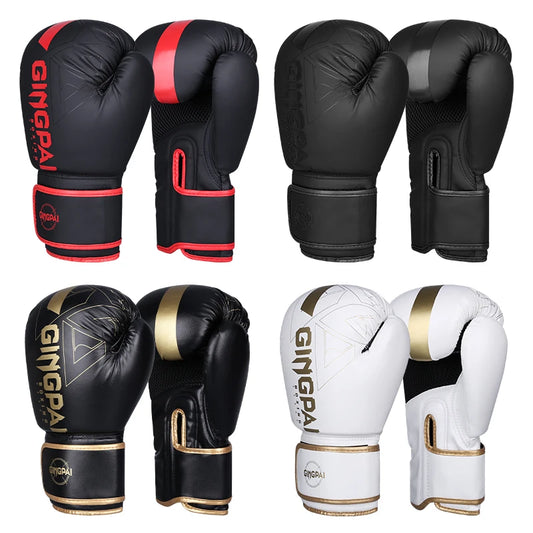 Adults Kids Boxing Gloves PU Muay Thai MMA Kickboxing Training Gloves Equipment