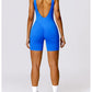 Yoga Set One-Piece Seamless Hollowed Out Women's Jumpsuits Gym Push Up Workout Fitness Bodysuit