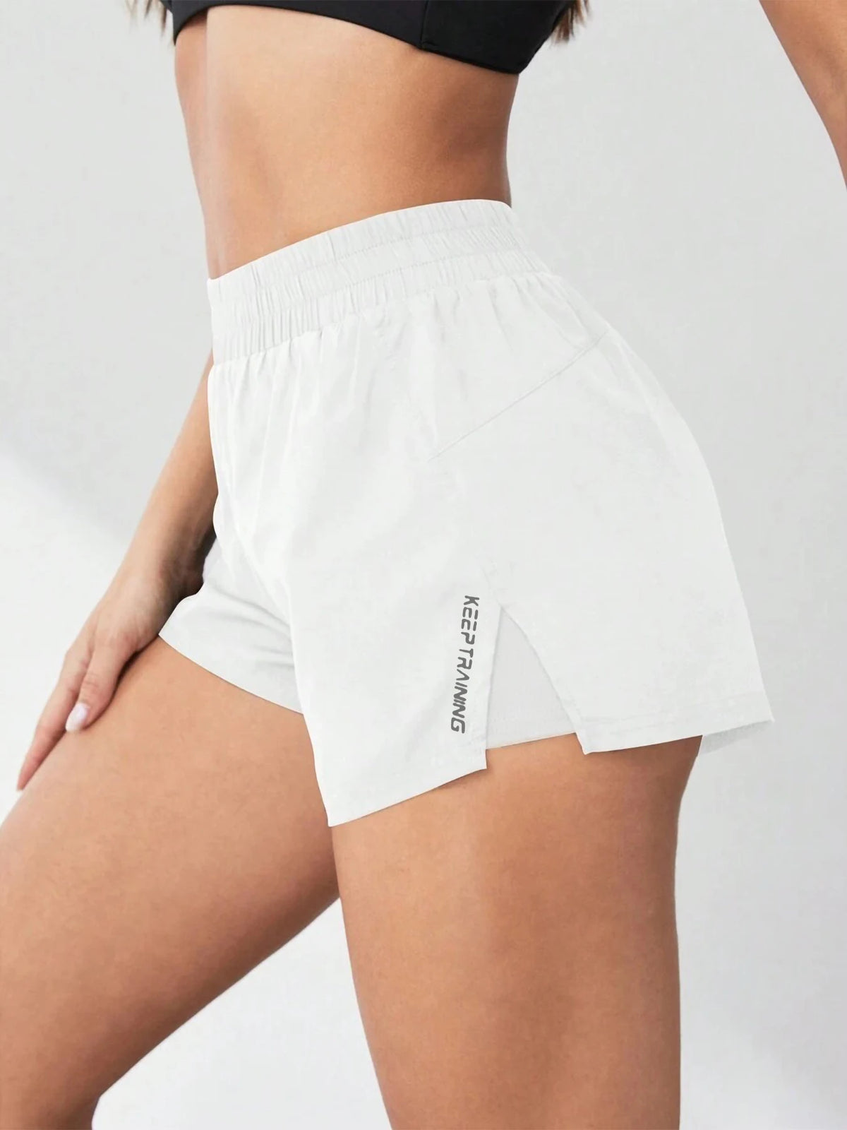 Women's Two Piece Gym Yoga Running Fitness Tennis Casual Basic Sports Shorts
