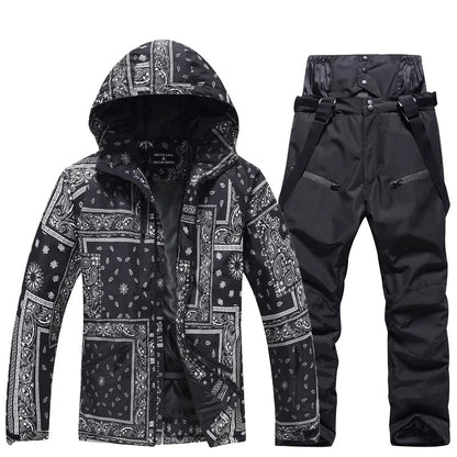 2 Piece Jacket Pants Ski Suit Sets Waterproof Snow Costume Ski Jacket and Pant Set Outdoor Clothing Snowboarding Set The Clothing Company Sydney