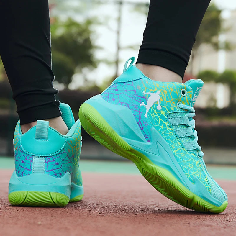 Kids Children‘s Basketball Shoes Non-slip Breathable Basketball Training Sneakers Lace-up Boys Girls Basketball Boots Athletic Shoes The Clothing Company Sydney