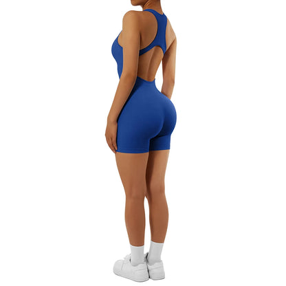 Women Yoga Shorts Sleeveless Sport Romper Bodysuits Summer Yoga Playsuits Gym Fitness Outfit Jumpsuits Activewear The Clothing Company Sydney