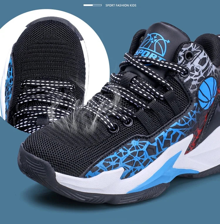 Kids Children's Sports Boys Girls Running Casual Outdoor Breathable Mesh Wear-Resistant Sneakers Basketball shoes. The Clothing Company Sydney