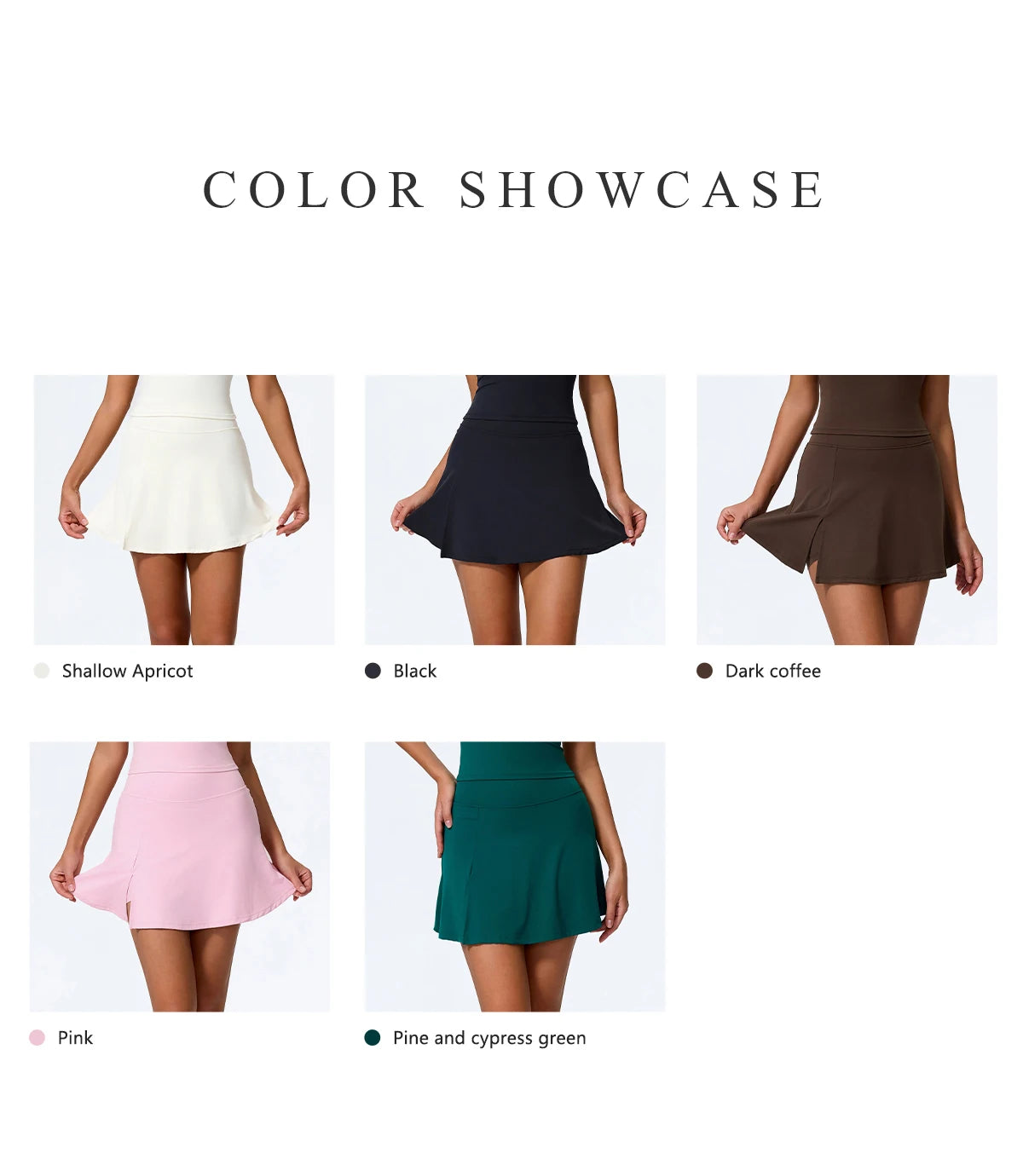 Women's Sports Skirt  High Waisted Workout Yoga Golf Skirt Quick Dry Breathable Short Skirt Casual Running Tennis Skorts