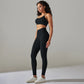 Seamless Ribbed Women's Sportswear Two Piece Yoga Set High Waist Gym Leggings Crop Top Fitness Sports Suits Acid Wash Activewear The Clothing Company Sydney